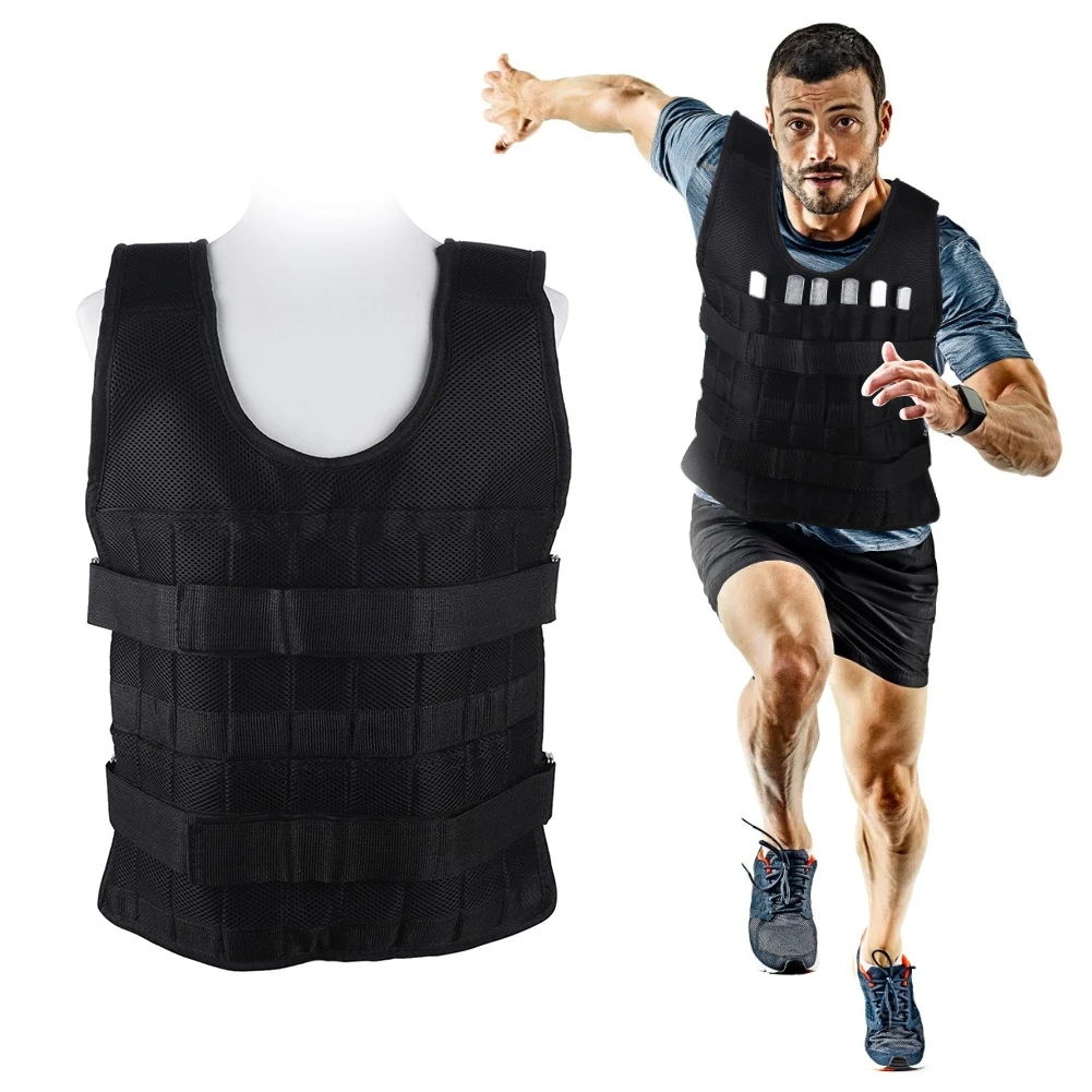 20kg 40kg Loading Weighted Vest Adjustable Exercise Training Fitness