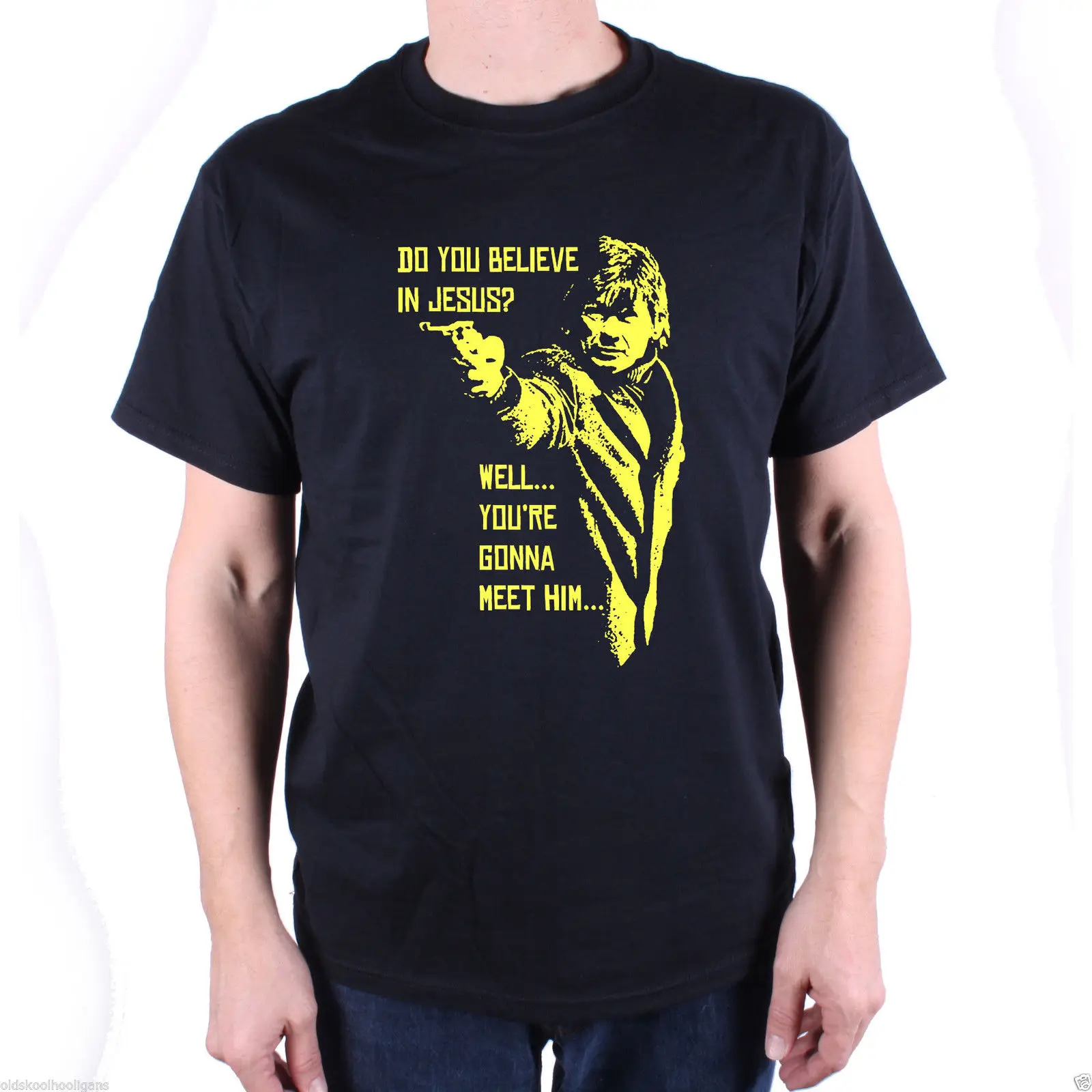 A Tribute To Death Wish T Shirt - Do You Believe In God? Charles Bronson Hip Hop Tee Cheap wholesale tees 2019 hot |