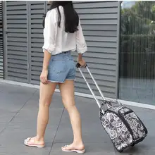 Бренд Для женщин Путешествия Чемодан сумка кабина Дорожная сумка на колёсиках Чемодан чехол тележка костюм чехол колесные мешки для Для женщин Дорожная сумка-тоут сумки