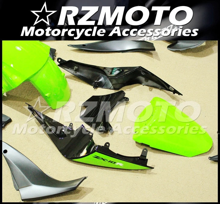 ABS мотоцикл обтекатель комплект для KAWASAKI ZX-10R 2008-2010 год кузов литьевая форма Магазин № 2258