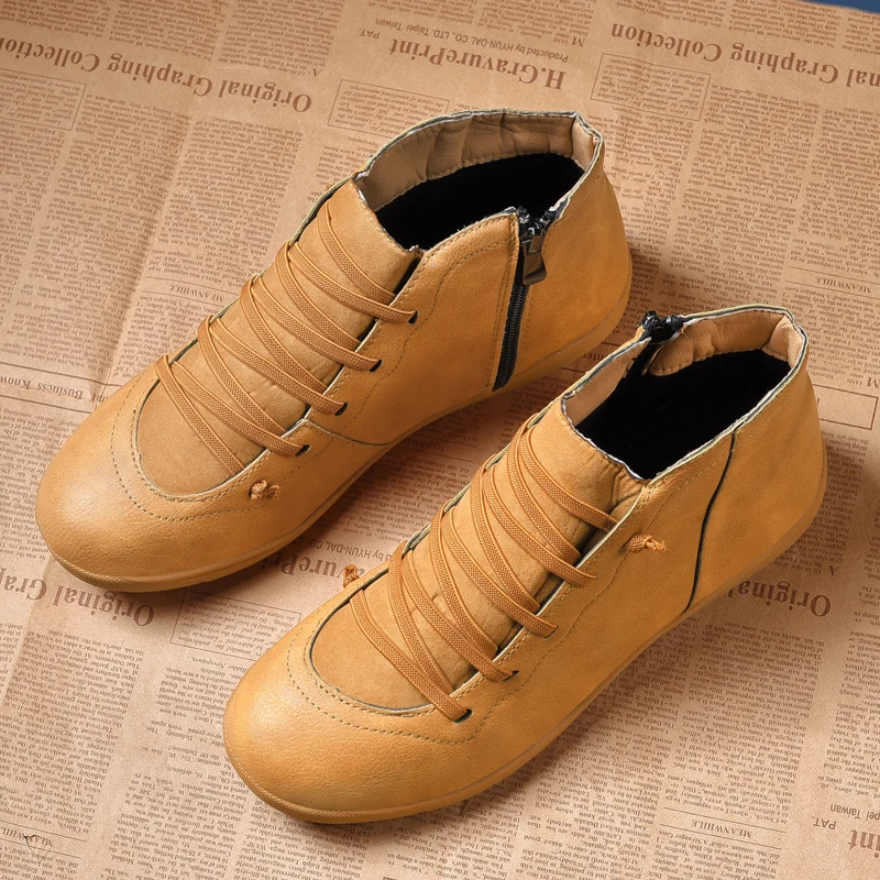 KATESEN/мужские ботинки; модные мужские ботинки из натуральной кожи; Всесезонная рабочая обувь; мужские ботильоны в винтажном стиле; ботинки в байкерском стиле
