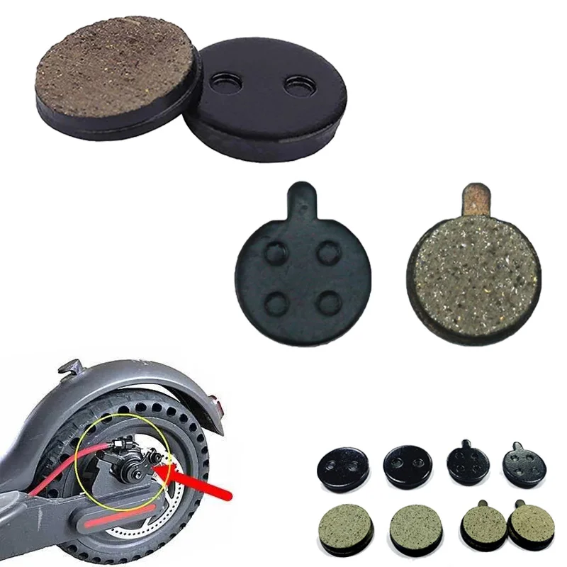 For Xiaomi Mijia M365 PRO Electric Scooter Brake Pads Rear Wheel Pro Disc Friction Plates 2 Pcs Accessories | Спорт и развлечения