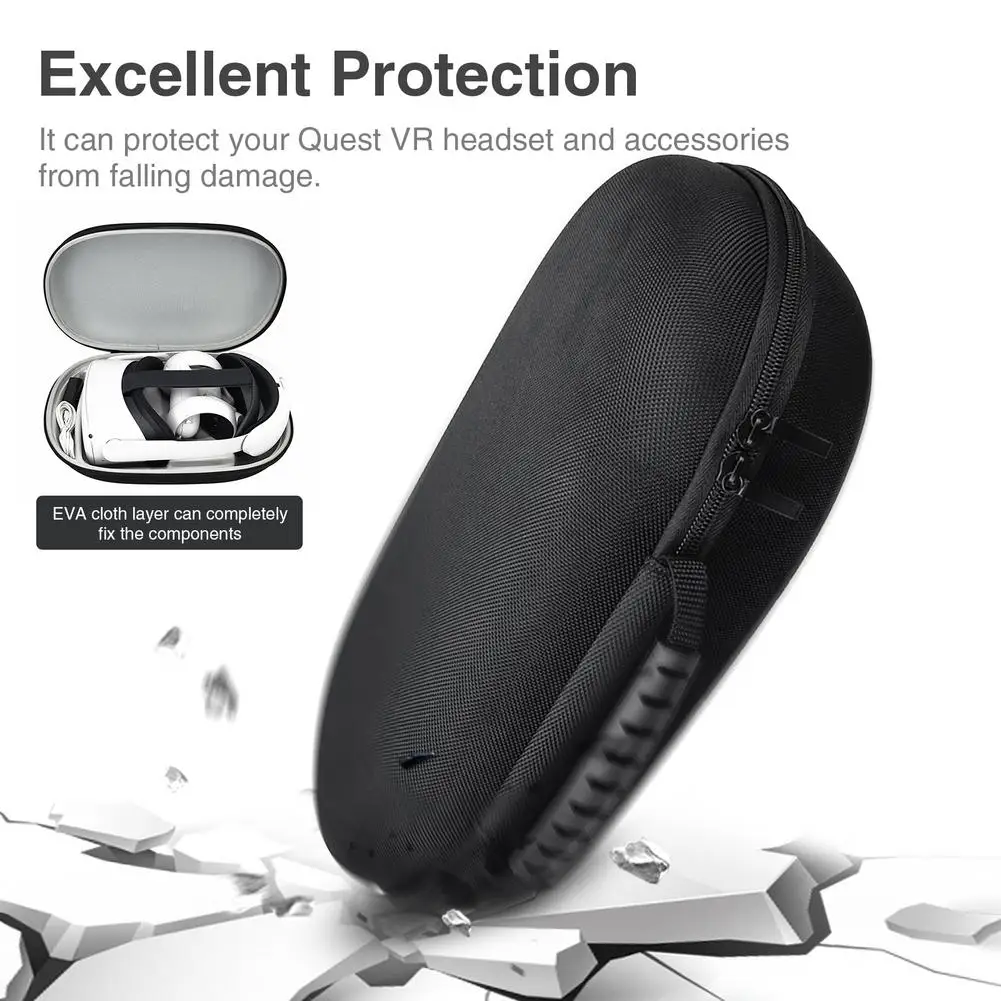 VR Accessories For Oculus Quest 2 VR Headset Travel Carrying Case For Oculus Quest 2 Protective Bag Hard EVA Storage Box			VR Accessories For Oculus Quest 2 VR Headset Travel Carrying Case For Oculus Quest 2 Protective Bag Hard EVA Storage Box