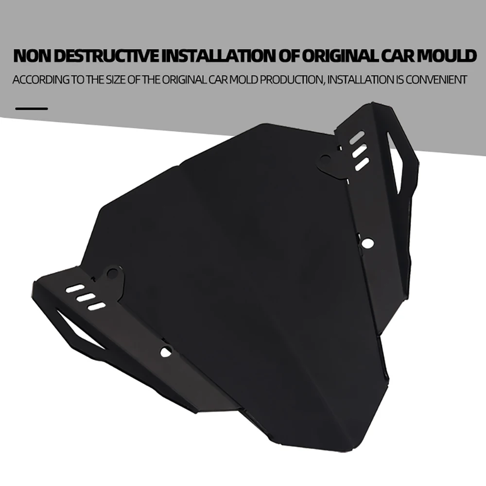 Motorcycle CNC Front Windscreen Wind Deflector Windshield Upper Cover Kit For YAMAHA MT-07 MT 07 MT07 FZ-07 FZ07