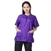 Pet Shop Groomer Waterproof Top Non-stick Hair Dog Bathing Short Sleeve Plus Size Work Clothes Support Custom LOGO G0201 4