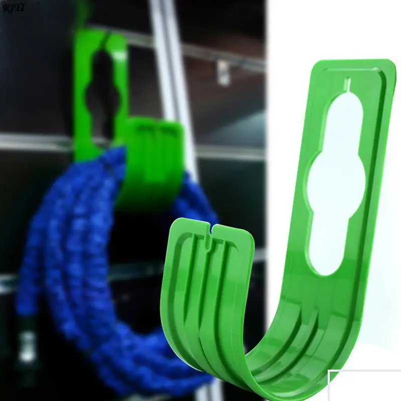 Green Garden Hose Hanger Car Holder Wall Mount Plastic RustFree | Дом и сад