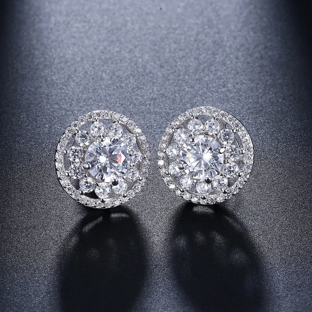 round silver earrings (2)