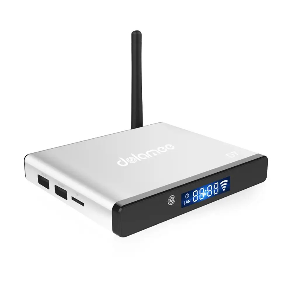 DOLAMEE D7 S905W Android tv Box светодиодный дисплей 2 Гб 16 Гб Wifi 2,4G Mali-450MP5 поддержка 4K супер HD видео Google Play Store Youtube
