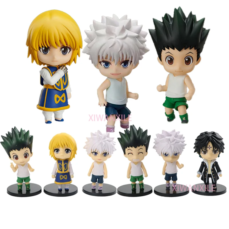 Аниме-фигурка Hunter x 1183 # Gon Freecss 1184 Killua Zoldyck 10 см фигурка куклы-модели 1185 Kurapika |