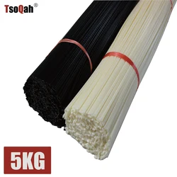 Tiges de soudage en plastique plates ABS PE PP tpr PVC blanc noir 5KG 