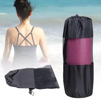 

1/5Pcs Portable Gym Fitness Yoga Mat Blanket Pouch Net Shoulder Bag Waterproof Mesh Pilates Carrier Adjustable Strap Sport Tool