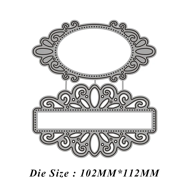 

Lace Frame Metal Cutting Dies 2021 New Diy Molds Scrapbooking Paper Making Die Cuts Crafts