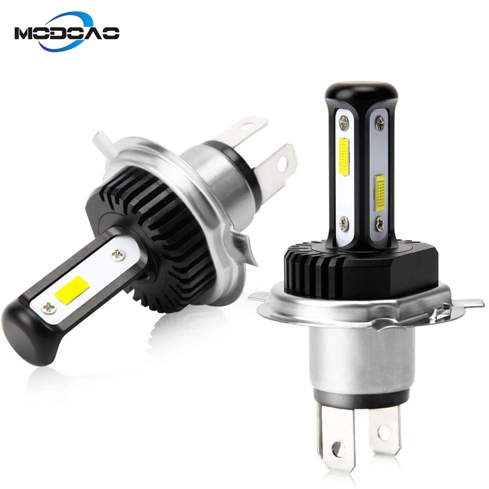 

2pcs Car Motorcycle H4/9003 H7 H11 9005 9006 LED Headlights Bulbs 3 Sides 360 degree CSP LED Headlamp 2600LM 6000K Fog Light