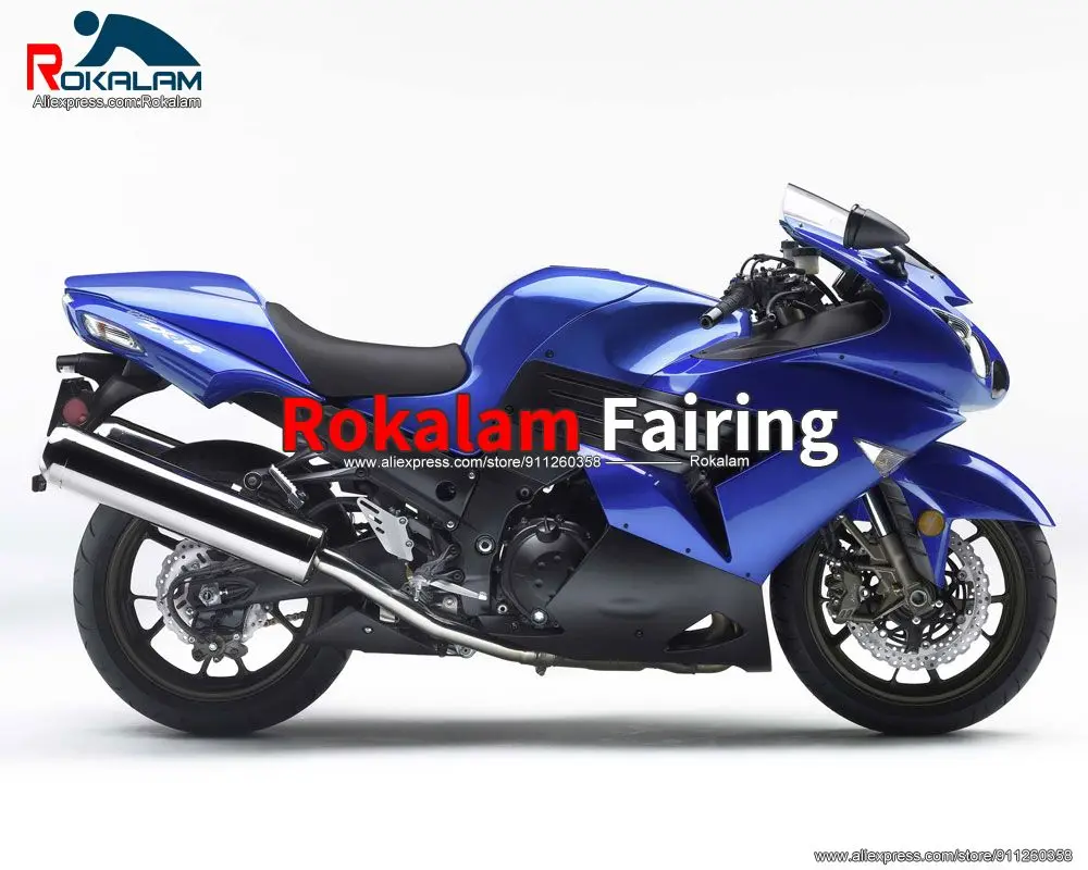 

Кузов для Kawasaki ZX14R Ninja 2006 2011 Φ 06 11 синий черный мотоциклетный комплект обтекателей на вторичном рынке (литьё под давлением)