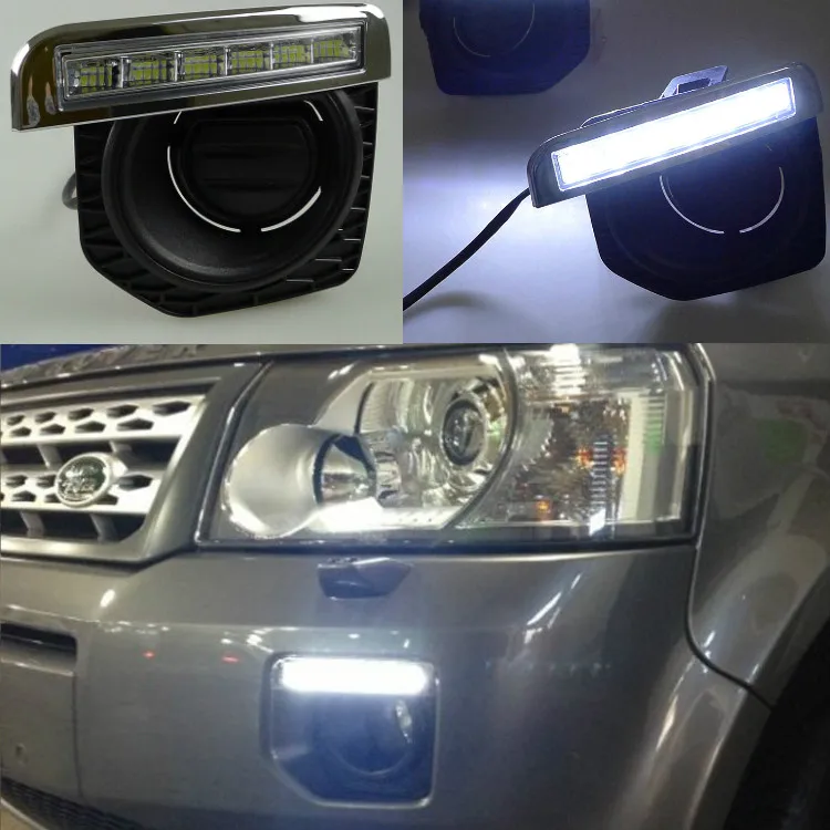 1 комплект для Land Rover Freelander 2 2012 2013 2014 DRL Противотуманные фары автомобиля