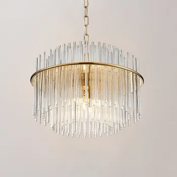 

g9 g4 led Postmodern Nordic Iron Glass LED Lamp LED Light Pendant Lights Pendant Lamp LED Pendant Light For Foyer Dinning Room