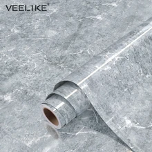 

New Marble Wallpapers Stone Pattern Vinyl Self-adhesive Films Desktop Counter Cabinet Renovation Wall Stickers Modern Home Decor