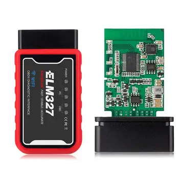 

Obd Ii Elm327 Wifi Car Fault Diagnosis Instrument Android For Apple System Pic25K80 Chip Color LCD screen