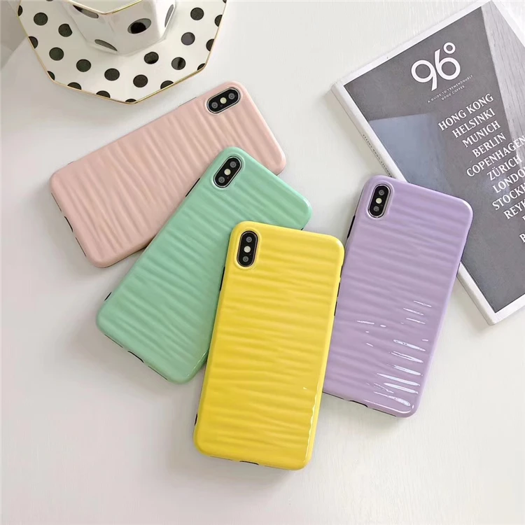 

Pure Candy Color Couples Phone Case For iphone XR XS Max Case For iphone X 6 6S 7 8 Plus Couples Back Cover