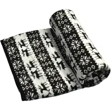 12V Электромобиль одеяло с подогревом путешествия зима кемпинг поездки(6" x 40", черный белый) 72XF