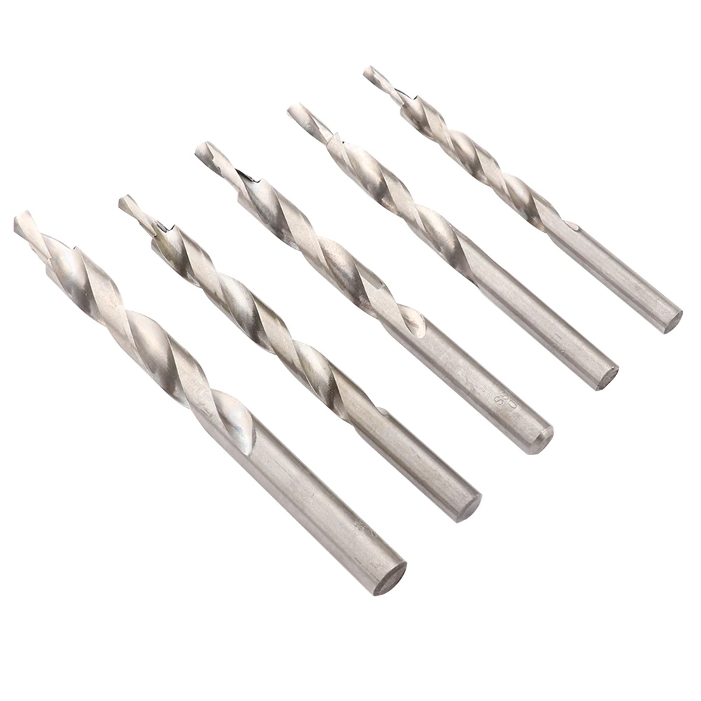 

Woodworking Drill Bit Replacement HSS Twist Step Drill Bit Tool for Manual-Pocket Hole System 4-8/5-9/5-10/6-10/8-12mm