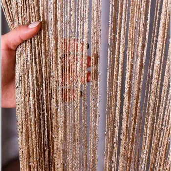 

Beaded String Curtain Door Curtain Beads Thread Curtains Window Wall Panel Room Divider Doorway Home Living Room Wedding Decor