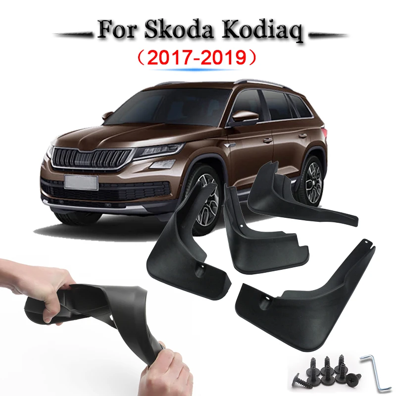 For Skoda Kodiaq 2017 Mud Flaps Guard Fender Splash Mudflaps Mudguard 4PCS