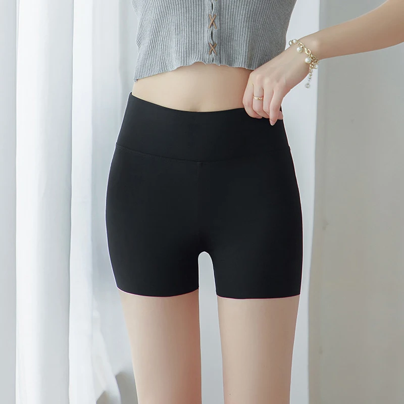 

Шорты женские спортивные, с высокой талией, эластичные, однотонные, летние