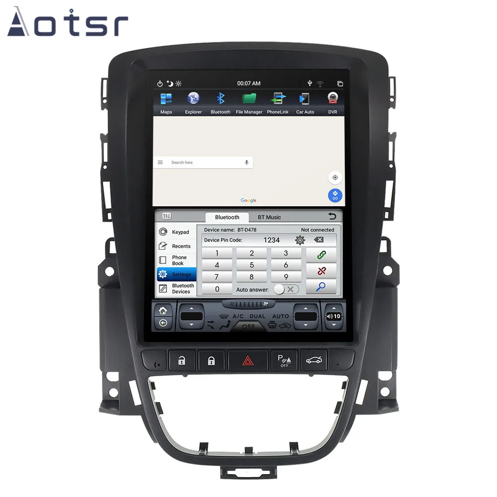 Top Tesla style px6 Android 8.1 4+64G Car DVD Player GPS Navigation For Buick lacrosse 2015+headunit multimedia audio radio recorder 4