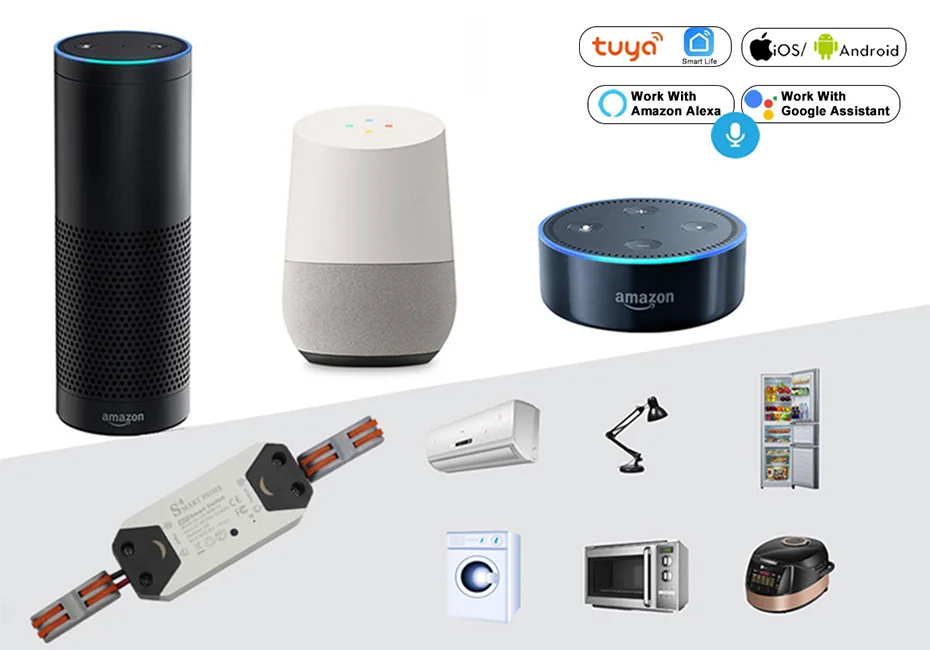 voice control switch with alexa google home