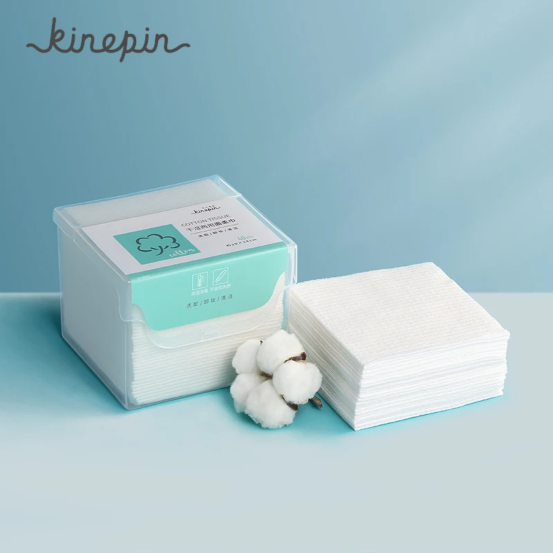 KINEPIN Мягкий хлопок тканевые салфетки для снятия макияжа многоцелевой уход за