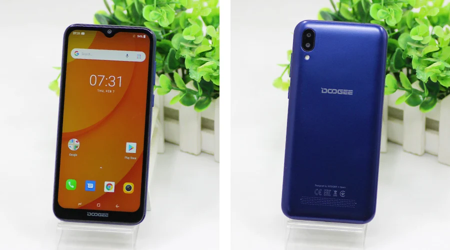 Смартфон DOOGEE X90, 6,1 дюймов, 19:9, дроп LTPS экран, смартфон, четыре ядра, 16 Гб ПЗУ, 3400 мАч, две sim-карты, 8 Мп+ 5 МП, WCDMA, Android Go