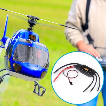 

Mini Motor 80A 2-6S or 1/10 60A ESC Brushless ESC Speed Controller for RC Toys Airplane Helicopter Plane Part Accessory R7RB