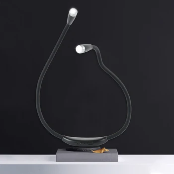 

LED Neck Reading Light 3 Brightness Levels Modern Outdoor Camping Knitting Portable For Bed Book Lamp Long Lasting Bendable Arms