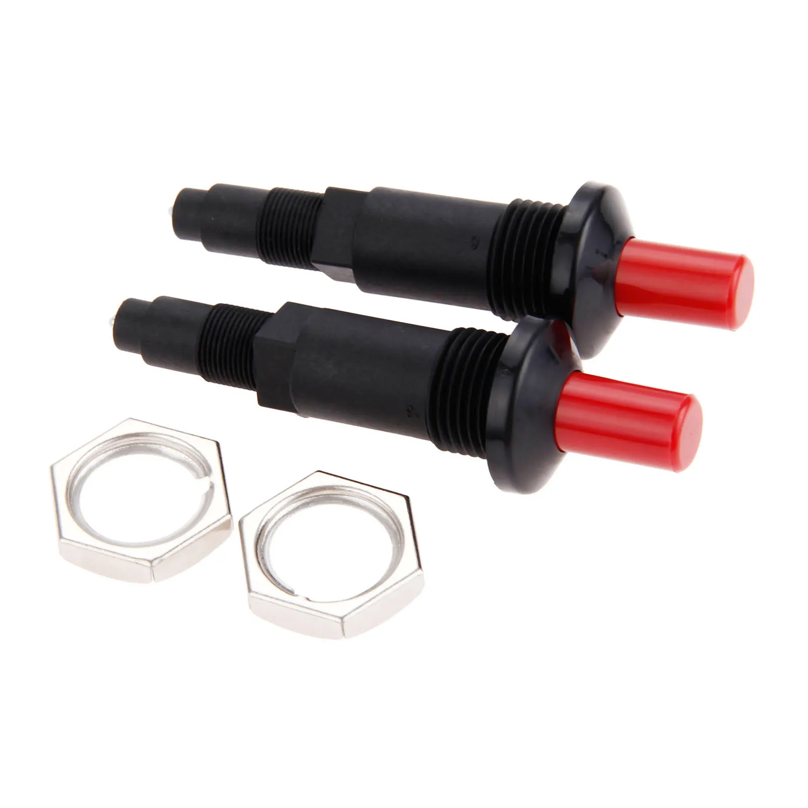 Piezo Ceramic Ignitor Kit Gas Fire Pit Igniter Grill Stove Igniter Spark Plug Push Button Ceramic For Gas Heaters BBQ Grill Igniter Gas Stove 2pc/set