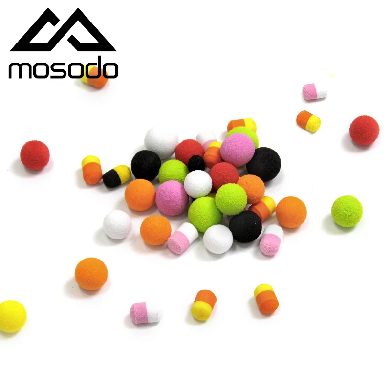 

18pcs/lot Mosodo PVA Fishing Pop Ups Beads Floating Bead Boilies Ball Lure Pop Up Bait Carp Fishing Popup Colored Lures