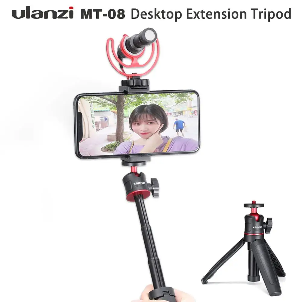 Телескопический штатив Ulanzi для камеры Sony A6400 A6600 RX100 ZV1 Canon G7X Nikon|Аксессуары