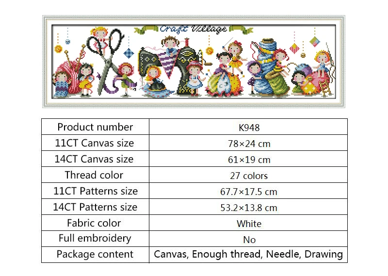 Ремесло деревенская вышивка крестиком узоры вышивка-Шитье Сделай Сам комплект 14ct 11ct Счетный Печатный холст DMC хлопковая нить домашний декор
