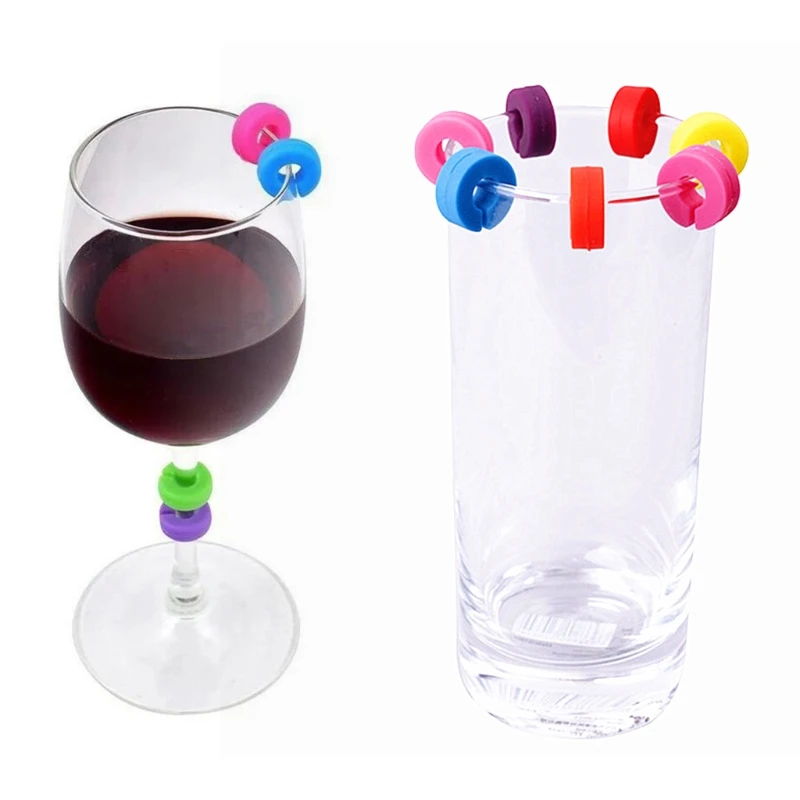 Silicone Wine Glass Markers for Christmas Promotional Gifts - China Drink  Cup Markers and Silicone Drink Markers price