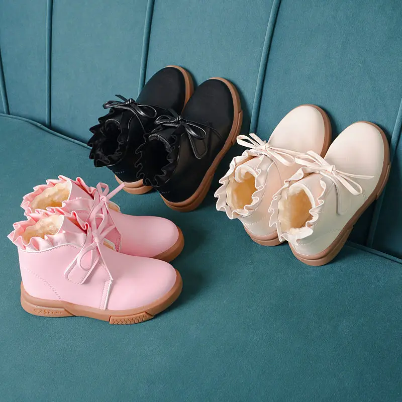 Velvet Baby Girl Shoes Cotton Baby Girl Shoes Velvet Boots Cotton