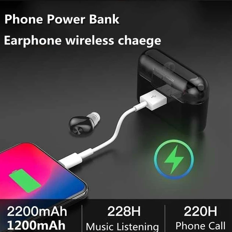 Bluetooth-гарнитура беспроводная гарнитура мини-гарнитура с громкой связью bluetooth-гарнитура зарядное устройство Гладкий минималистичный гарнитура для телефонов Android