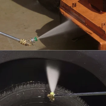 

Pressure Washer Spray Nozzles + Adapter For Karcher K Series 1/4 Quick Connect