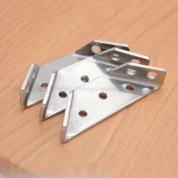 

4 Pcs/set Stainless Steel Corner Code Multi-composite Storage Universal Support Frame Thickened Three-sided Fixed Connector