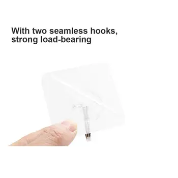 

2PCS Free Hooks Punch-Free Basket Clothes Basket Wall Hanging Storage Box Plastic Large Capacity Laundry Basket