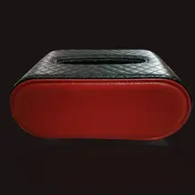 Автомобильный тканевый ящик из искусственной кожи коробка салфеток держатель авто аксессуары для интерьера