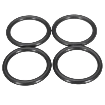 

4pcs 5.5x0.5cm Rubber O-Rings Gaskets Car Front Rear Bumpers Quick Release Fastener Clips Auto Accessories