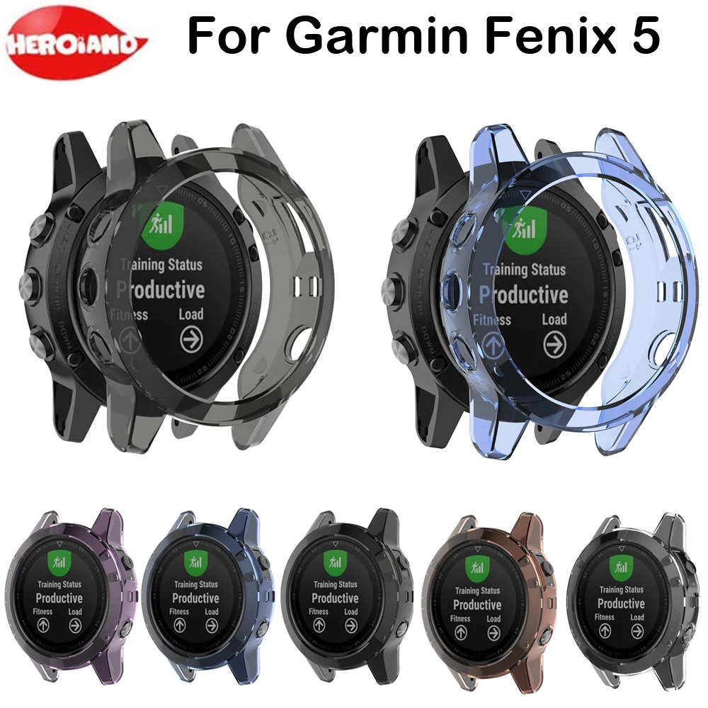 ТПУ Тонкий Смарт-часы защитный чехол для Garmin Fenix 5/5 плюс рамка против царапин