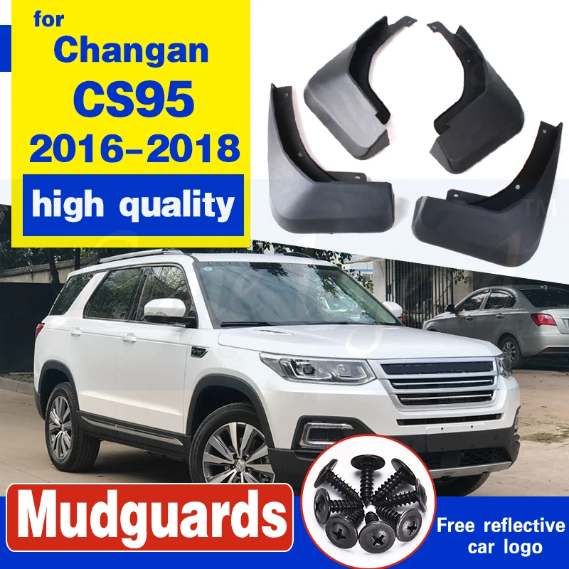 Формованные Брызговики для Chana Changan CS95 2016 2017 2018 передние и задние брызговики