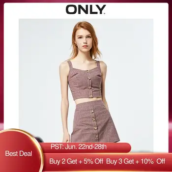 

ONLY Two-piece Checked Slip Dress | 119107693