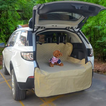 

Car Pet Trunk Mat Tarpaulin Waterproof Oxford Cloth Back Seat Covers Rear Auto Pad Car Protection Blanket Suitable for SUV